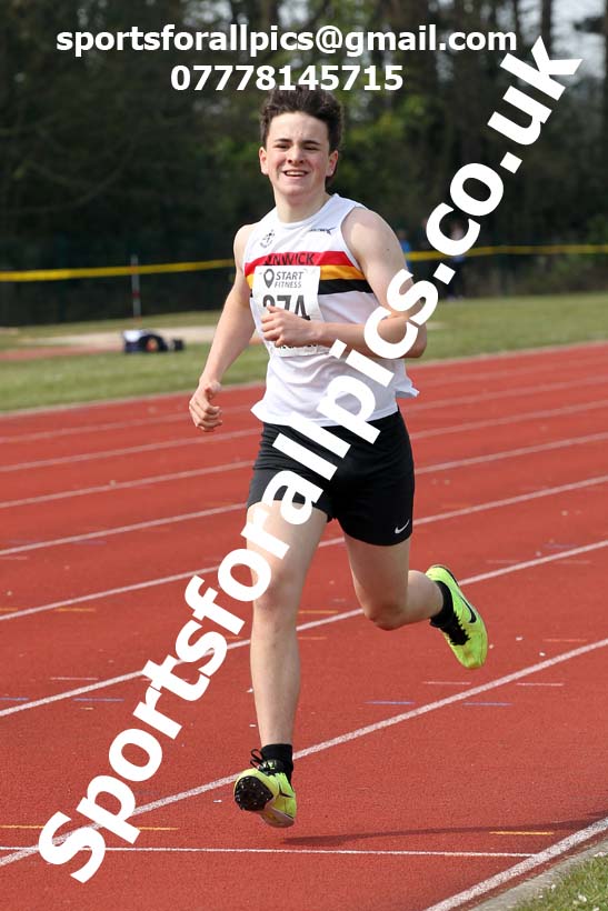 800 metres, 2021 NECAA Open Graded Meeting, Morpeth. Photo: David T. Hewitson/Sports for All Pics
